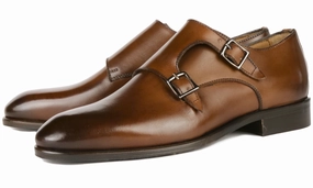 Ashcroft Monk Strap Tan Brogue Safety Shoes