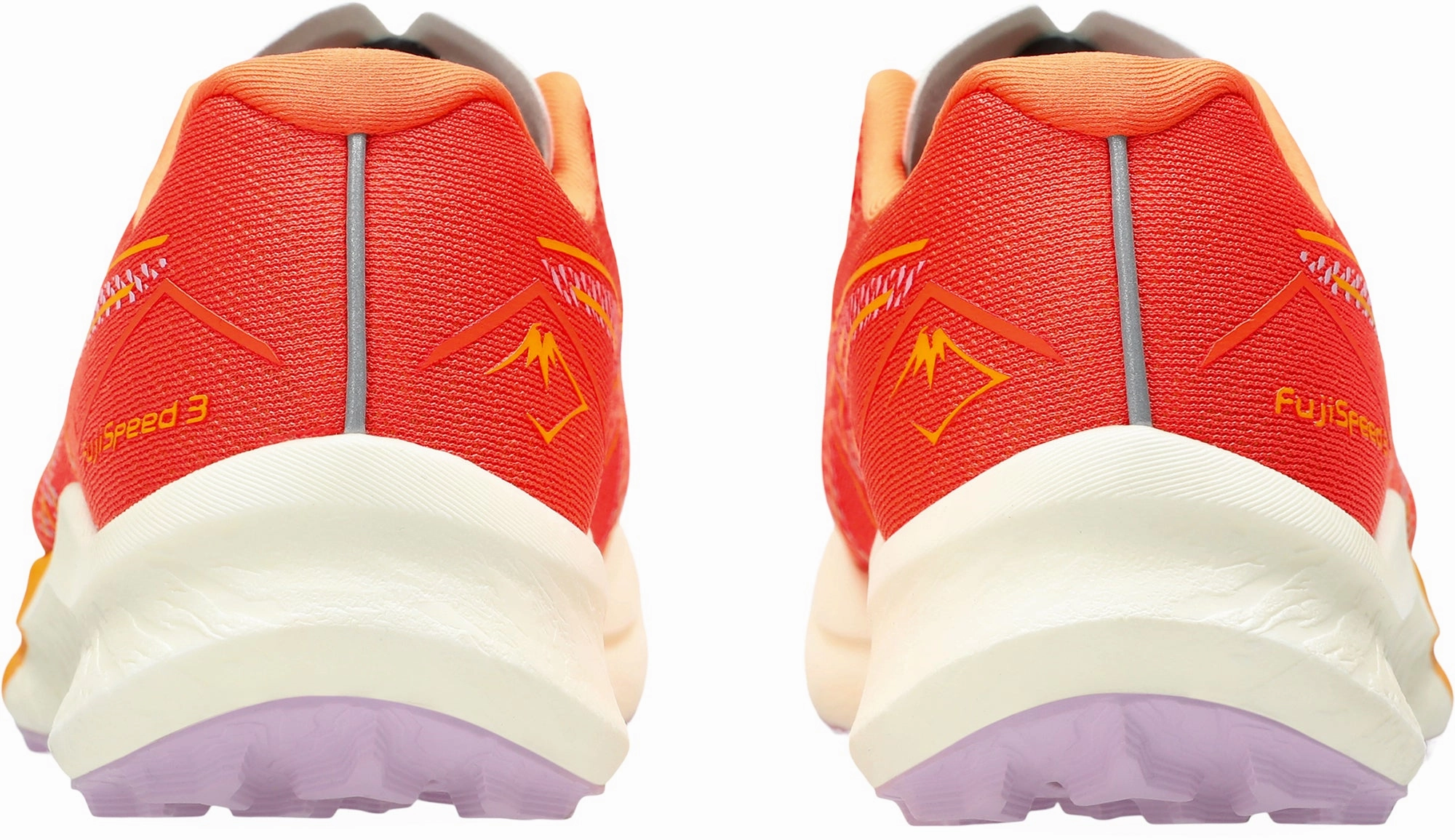 Karacal Trail-running Shoes Asics FujiSpeed 3 Womens Trail Running Shoes - Orange