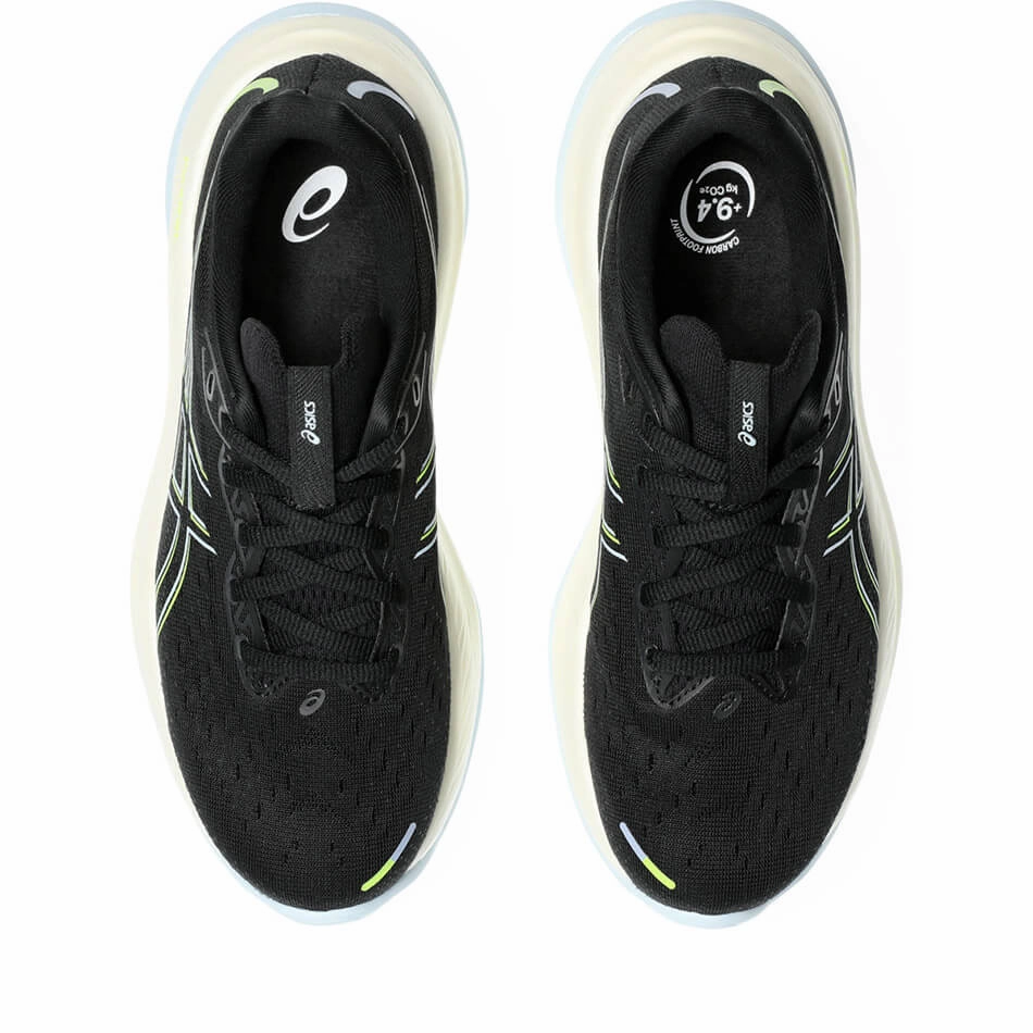 Asics Taekwondo Shoes ASICS GEL-CUMULUS 26 Men's Running Shoes in Black/Safety Yellow AW24