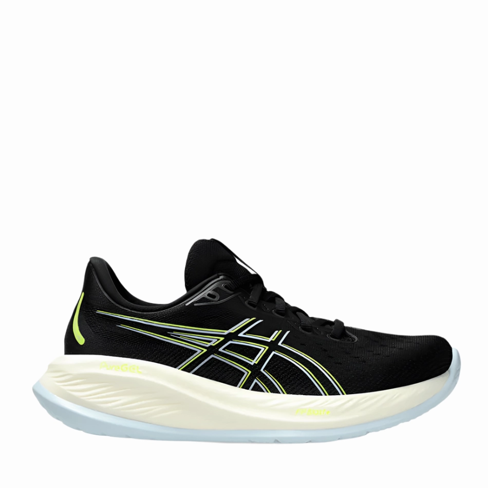 ASICS GEL-CUMULUS 26 Men's Running Shoes in Black/Safety Yellow AW24 Amazon Asics Shoes Sale