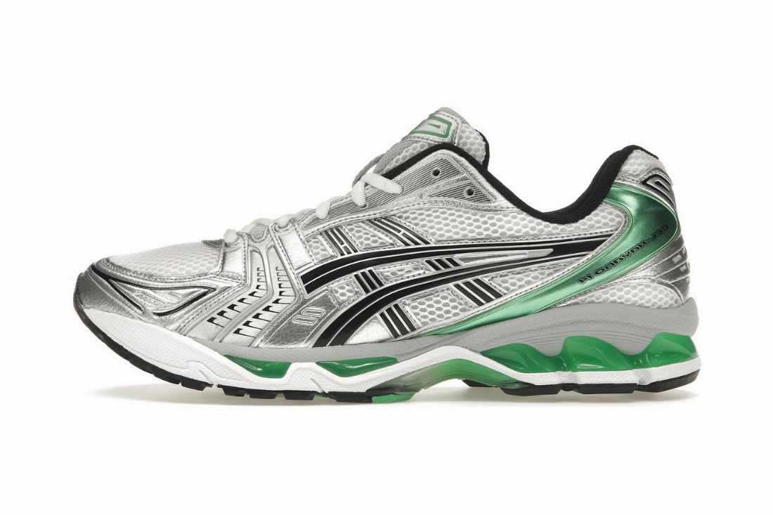Asics Gel-venture 9 Trail Running Shoes ASICS Gel-Kayano 14 White Malachite Green