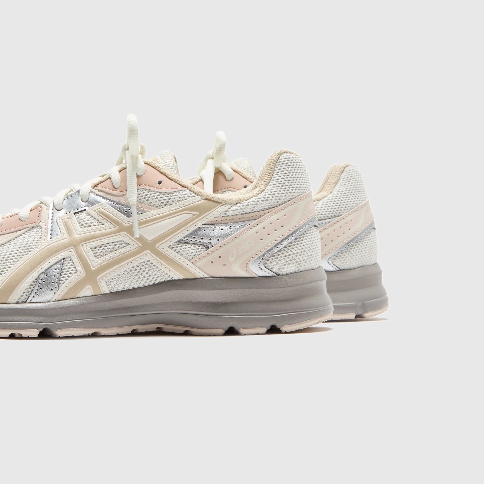 ASICS Jog 100S - Cream / Feather Grey Asics Soft Running Shoes