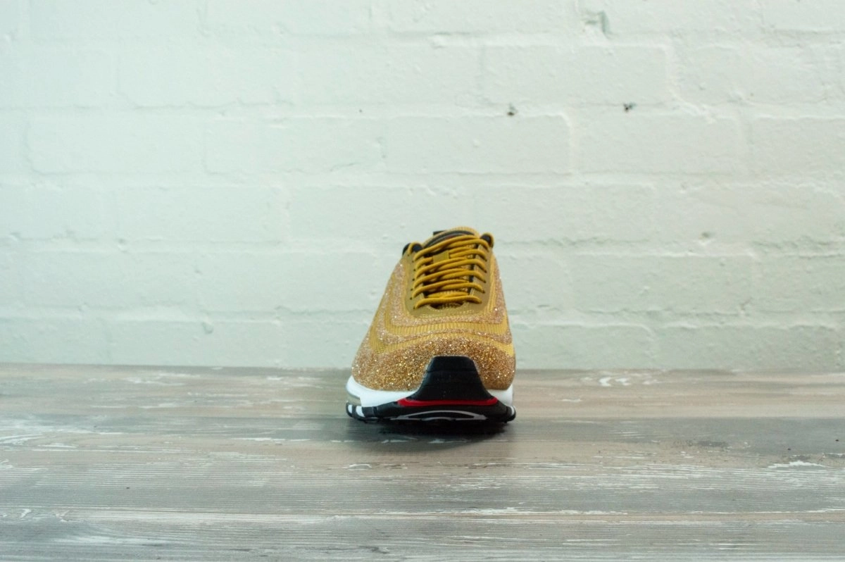 Nike Air Max 97 Gold Swarovski Crystals 927508 700 Diamond Turf Nike Shoes