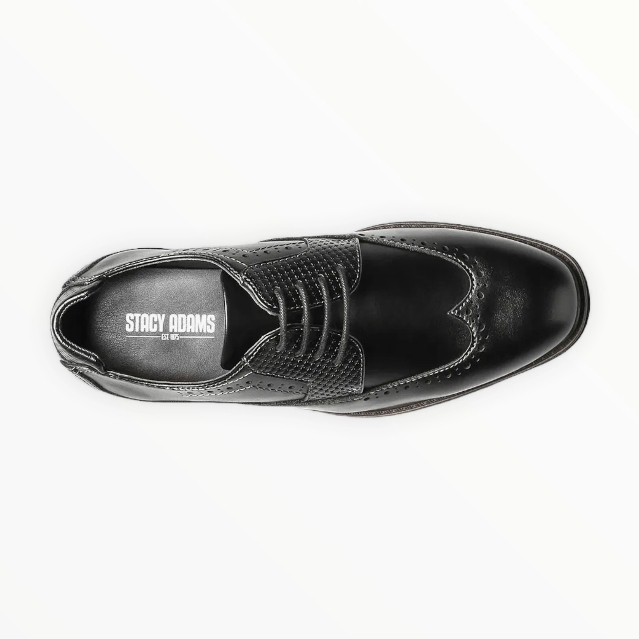 Stacy Adams Boys Rooney 43429 Mid Heel Oxfords