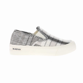 Baja Plaid Slip On Platform Sneakers Slip Tennis Shoes