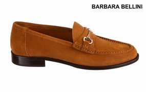 Bb Gabby Tan Loafers With A Suit
