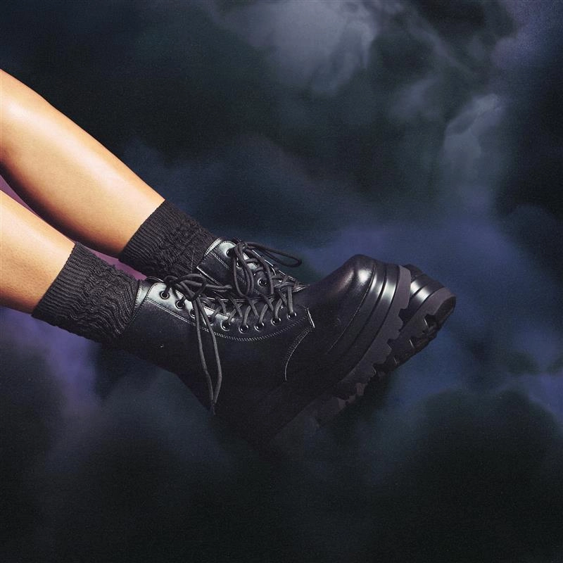 Comfortable Mary Jane Walking Shoes Deathwatch Trident Platform Boots