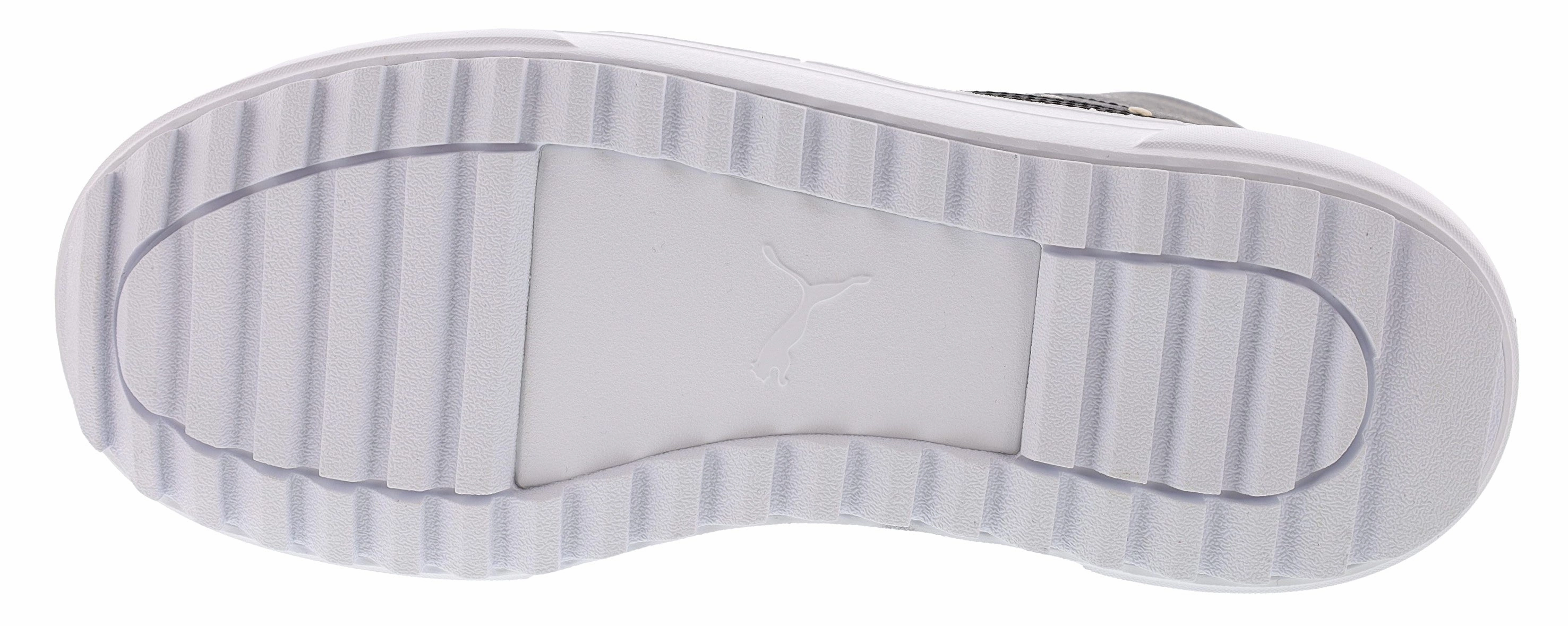 Mary Jane Shoes Woven Puma Women's Kaia Mid Stud Platform Sneakers