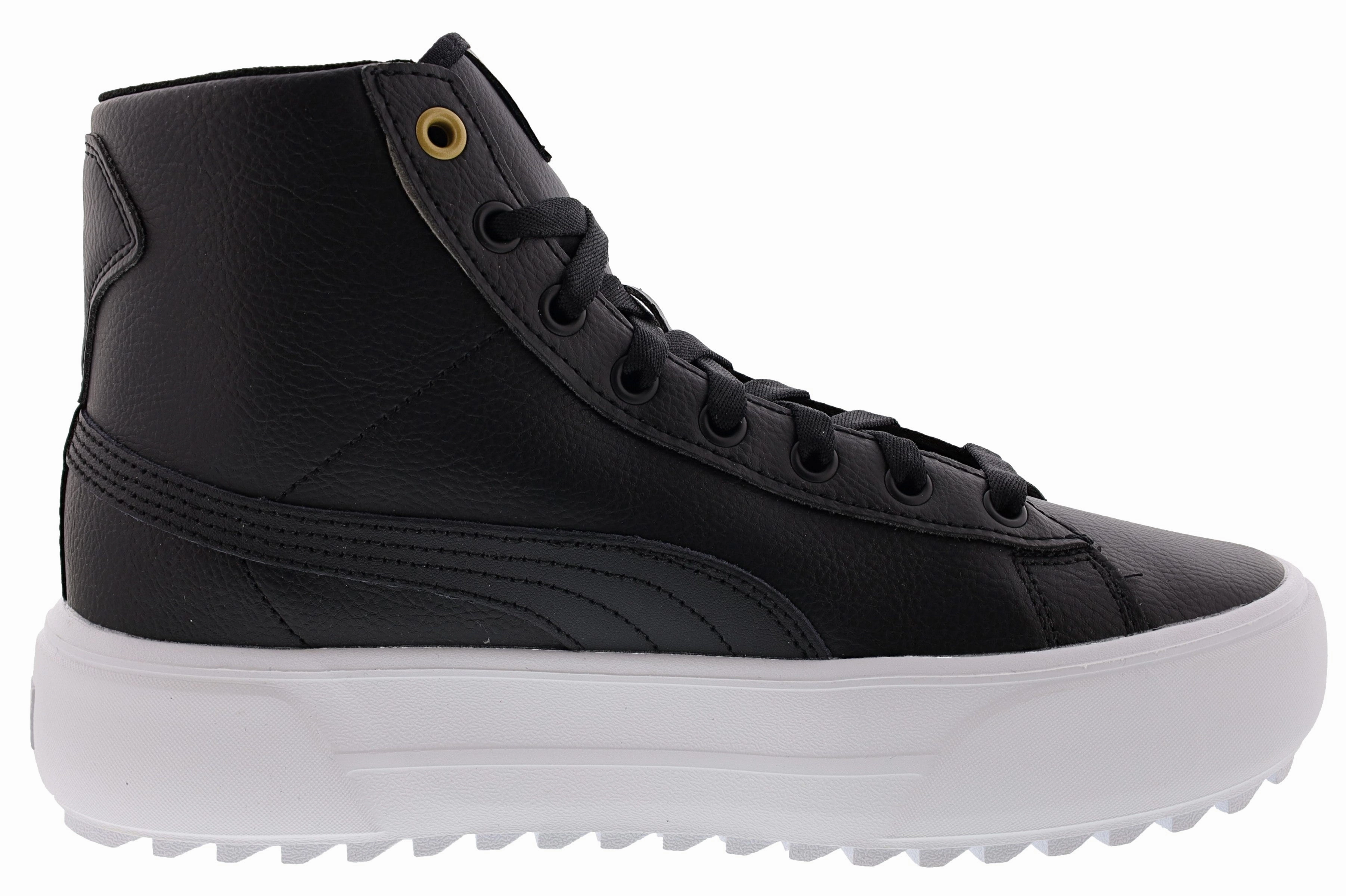 Wide Feet Mary Jane Shoes Puma Women's Kaia Mid Stud Platform Sneakers