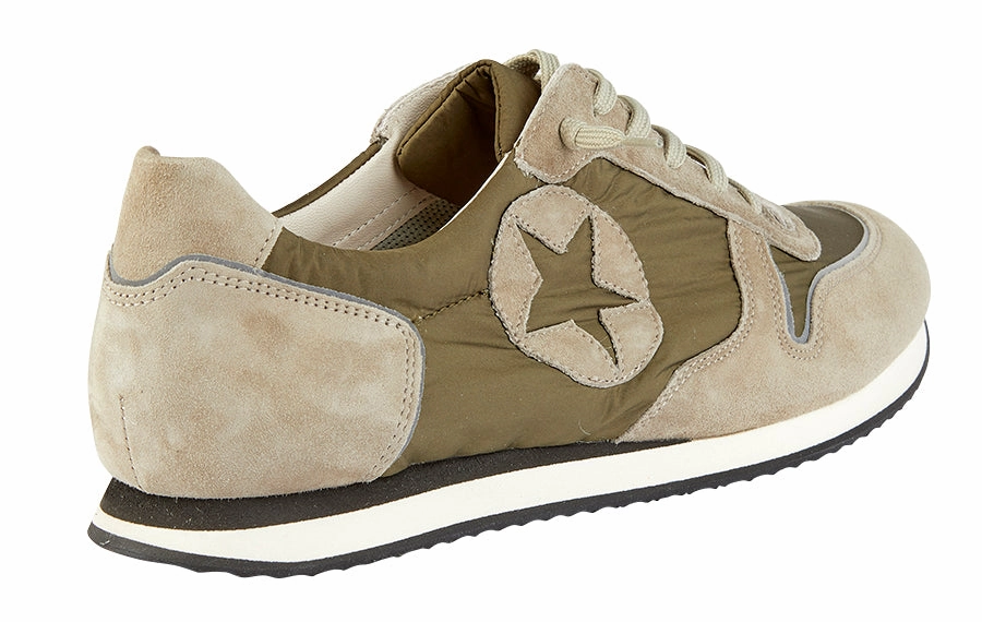 Grained-leather And Cork Platform Brogues Ken Gemini Green((Old))