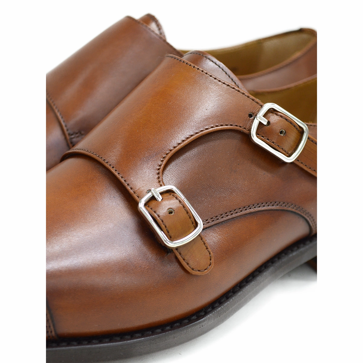 Brogue Iron Ranger Berwick 1707 Double Monk (5212) Cuero (Tan)