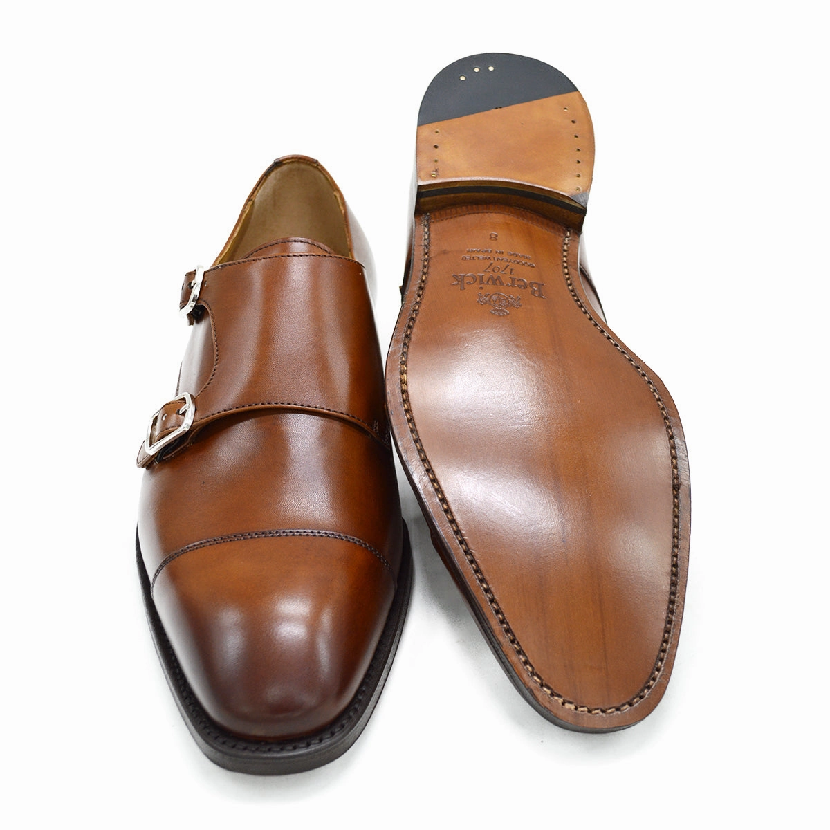 Berwick 1707 Double Monk (5212) Cuero (Tan)