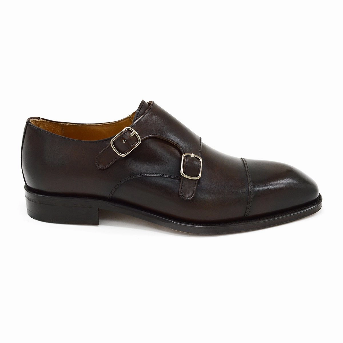 Full Brogues Berwick 1707 Double Monk (5212) Moka (Dark Brown)