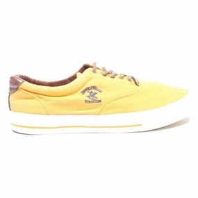 Timberland Casual Slip On Shoes BEVERLY HILLS POLO CLUB Low Top Mens Trainers Yellow Canvas UK 11 Casual