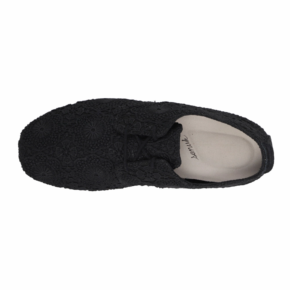 Best Cap Toe Oxfords Bianca Crochet Lace Up Flats