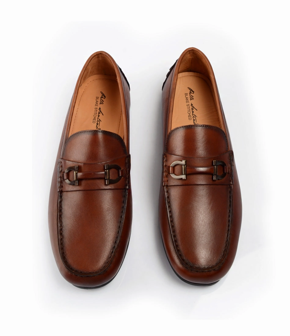 Bit Driving Loafer - Cognac Dunk Low Lx Brogue Pinstripe