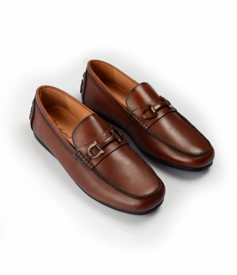 Bit Driving Loafer - Cognac Samba Og Brogue