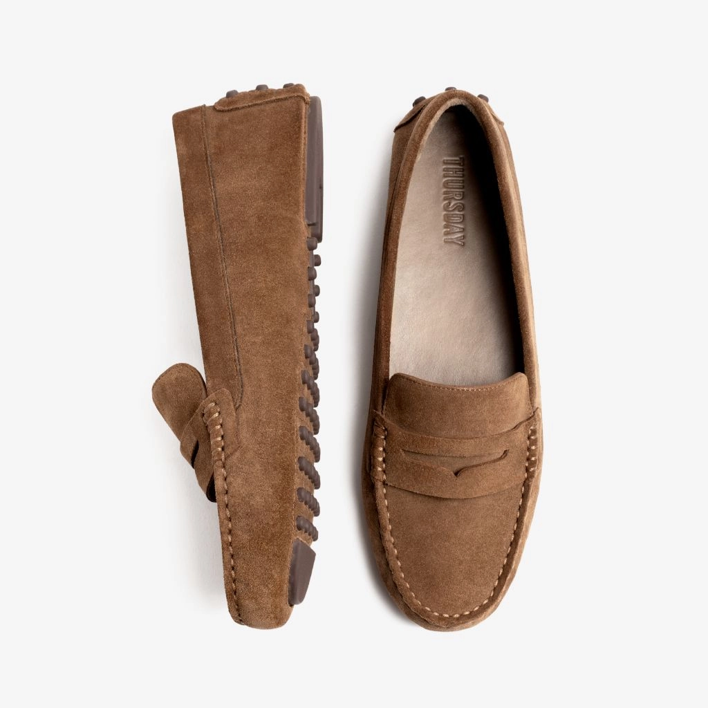 Sock For Loafers Driving Loafer | Sequoia Suede