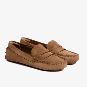 Chunky Platform Loafers Driving Loafer | Sequoia Suede