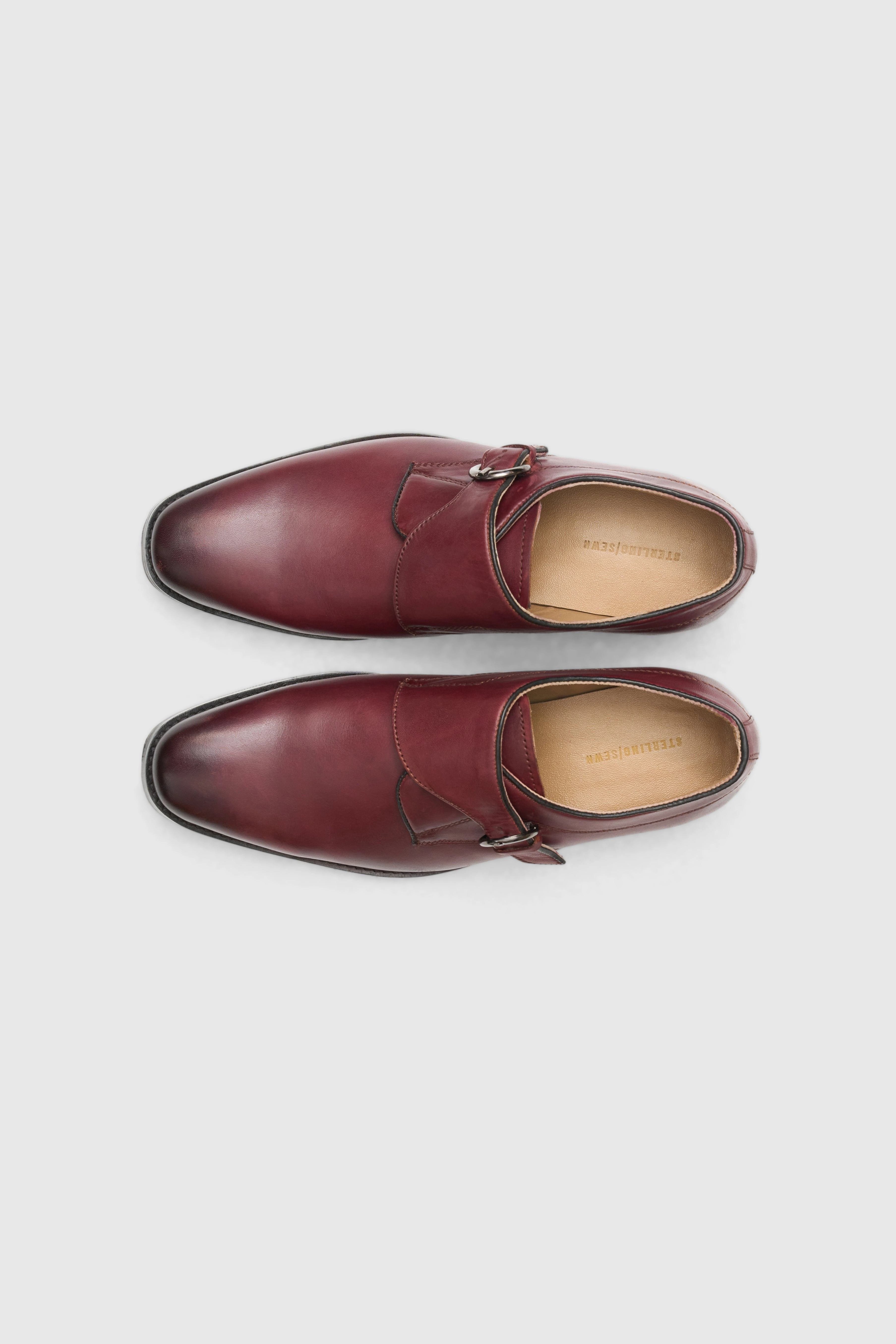 Rieker Brogues Bordeaux Monk Strap