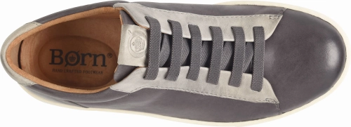 Grey Slip Ons Born Men's Allegheny Slip On Sneaker - Grey/Light Grey