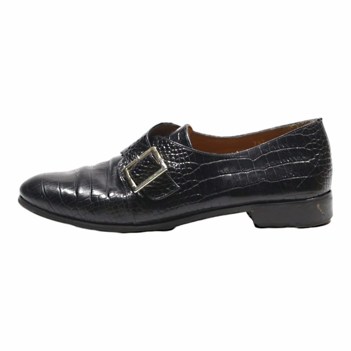 BOTTIER Monk Shoes Black Leather Womens UK 5 Comfort Ghillie Brogues