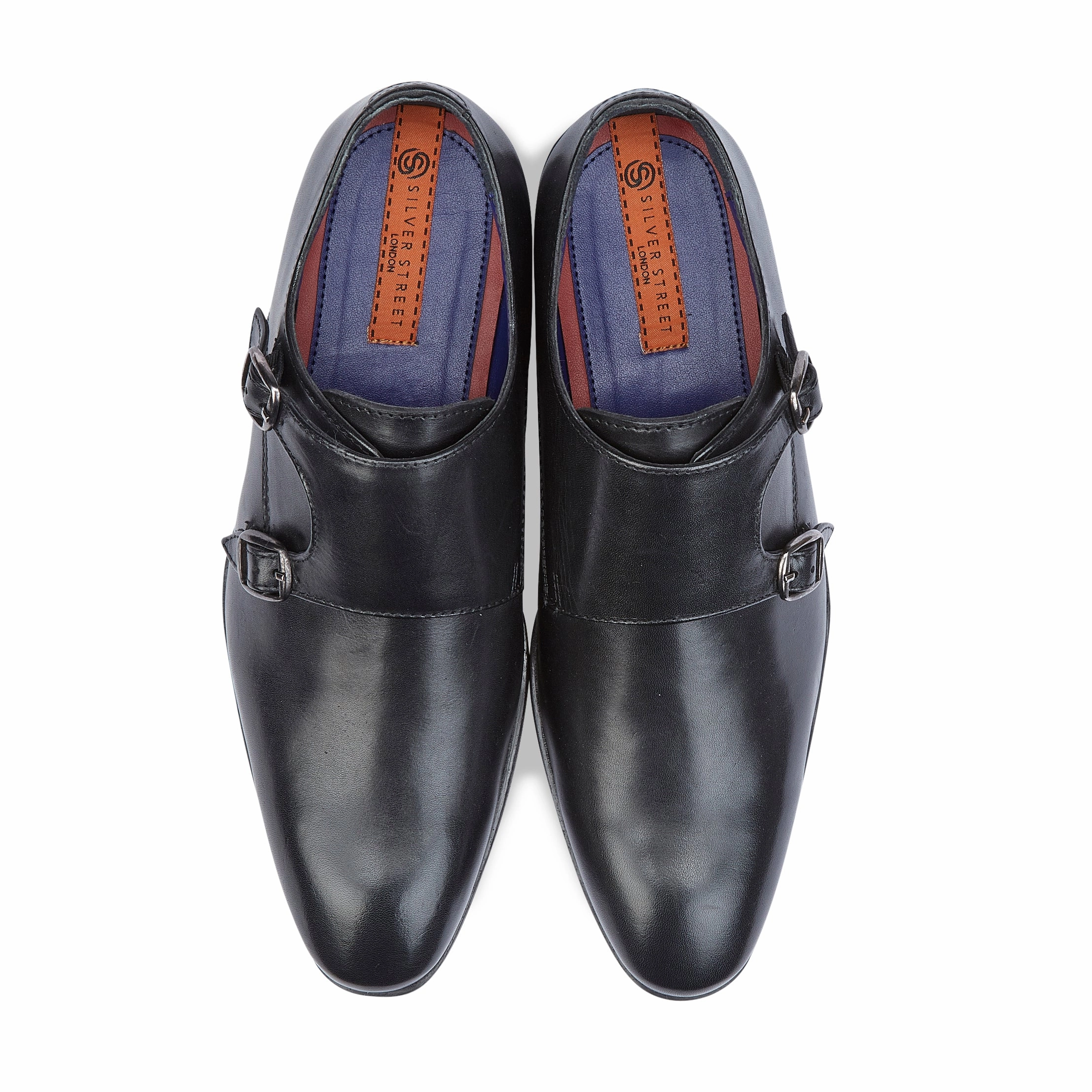 Hobbs Brogues Shoes Bourne Leather Double Monk Strap Shoes  - Black