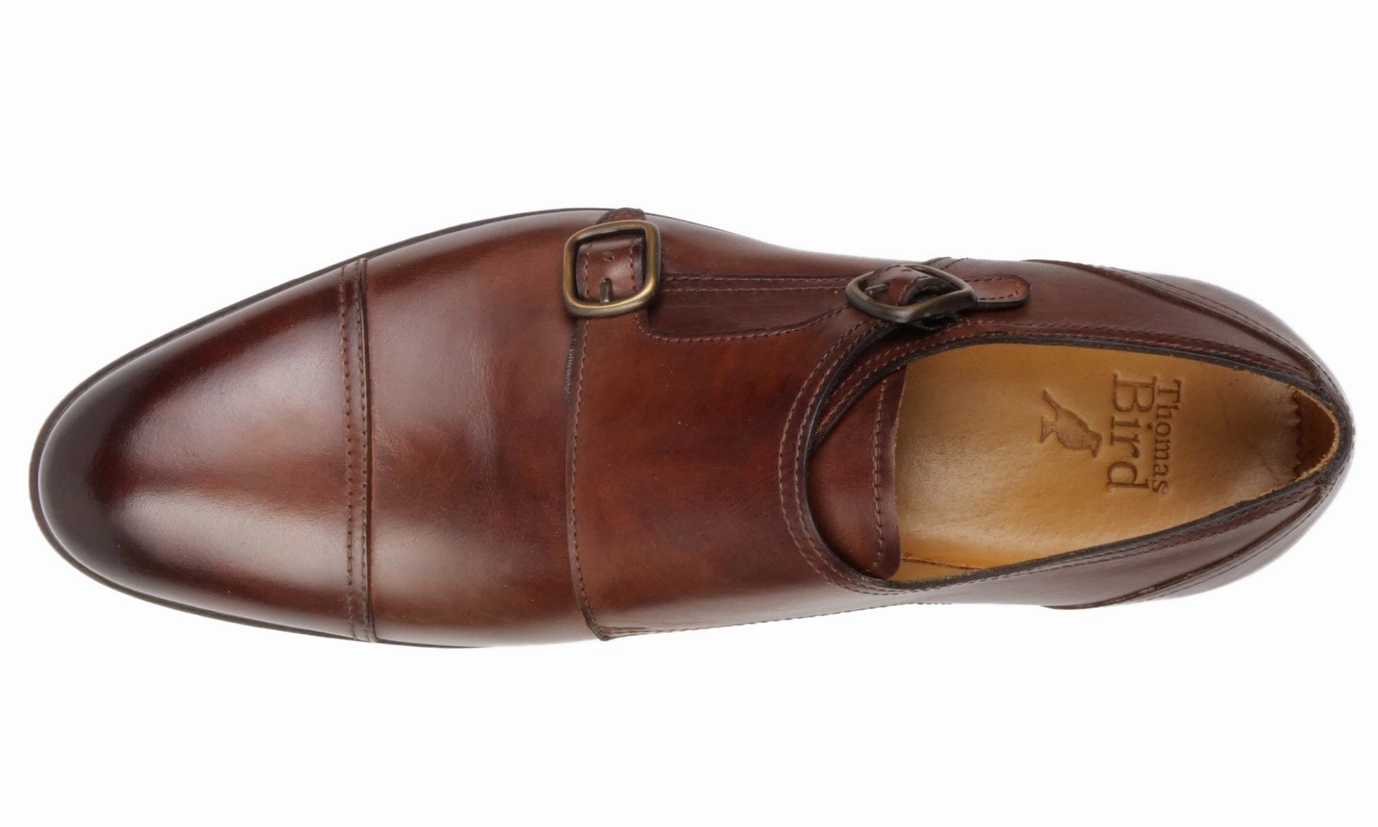 Bourne Monk Strap Tan Fred Brogue