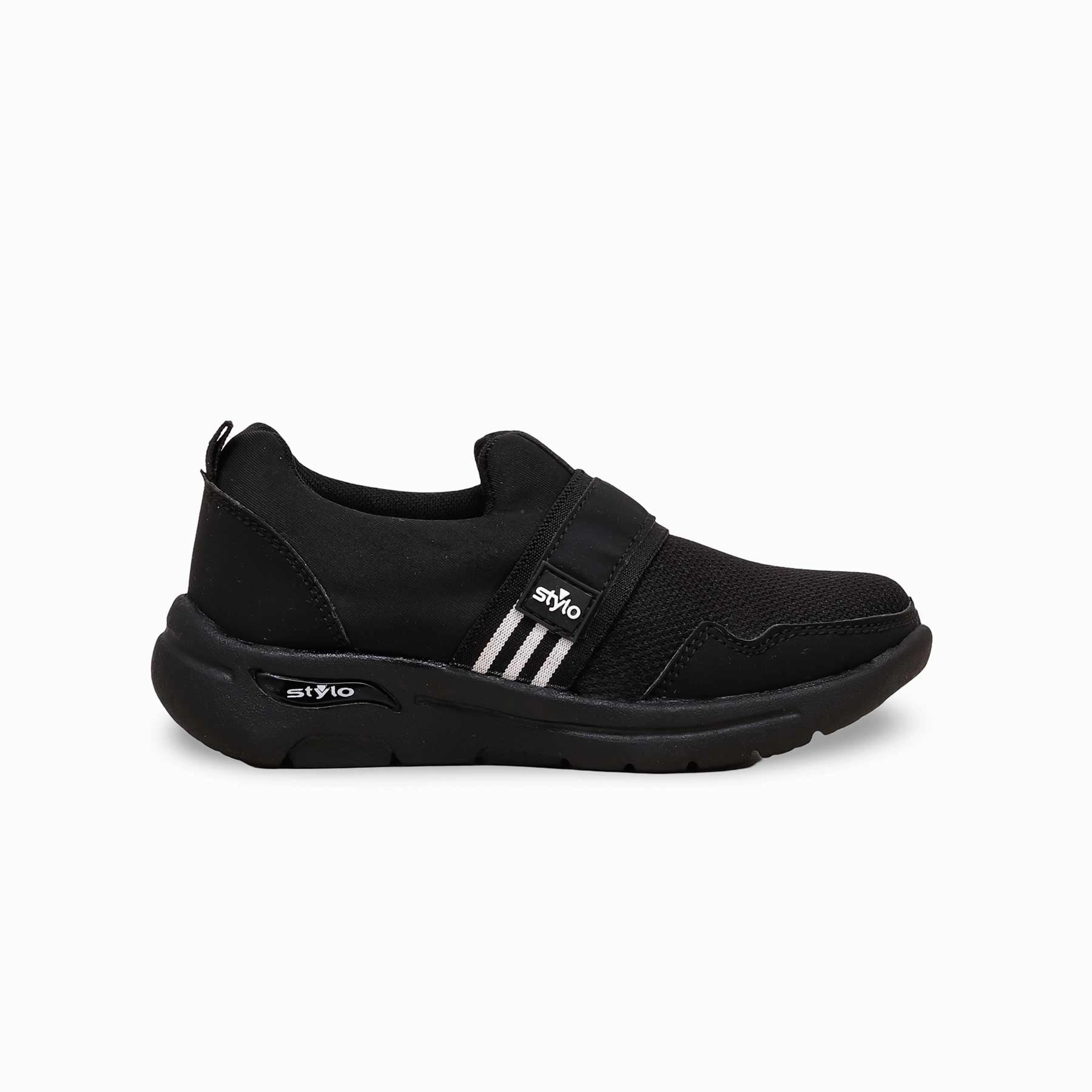 Boys Black Casual Canvas KD2327 Mesh Shoes Casual