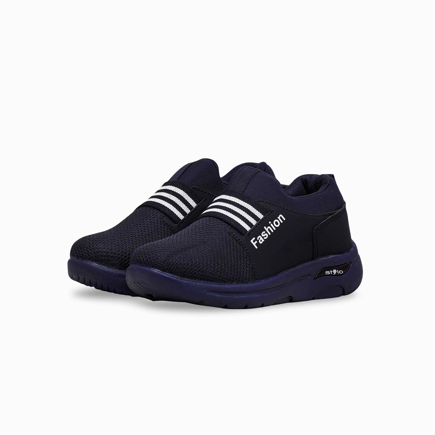 Lined Casual Shoes Boys Navy Casual Canvas KD2325