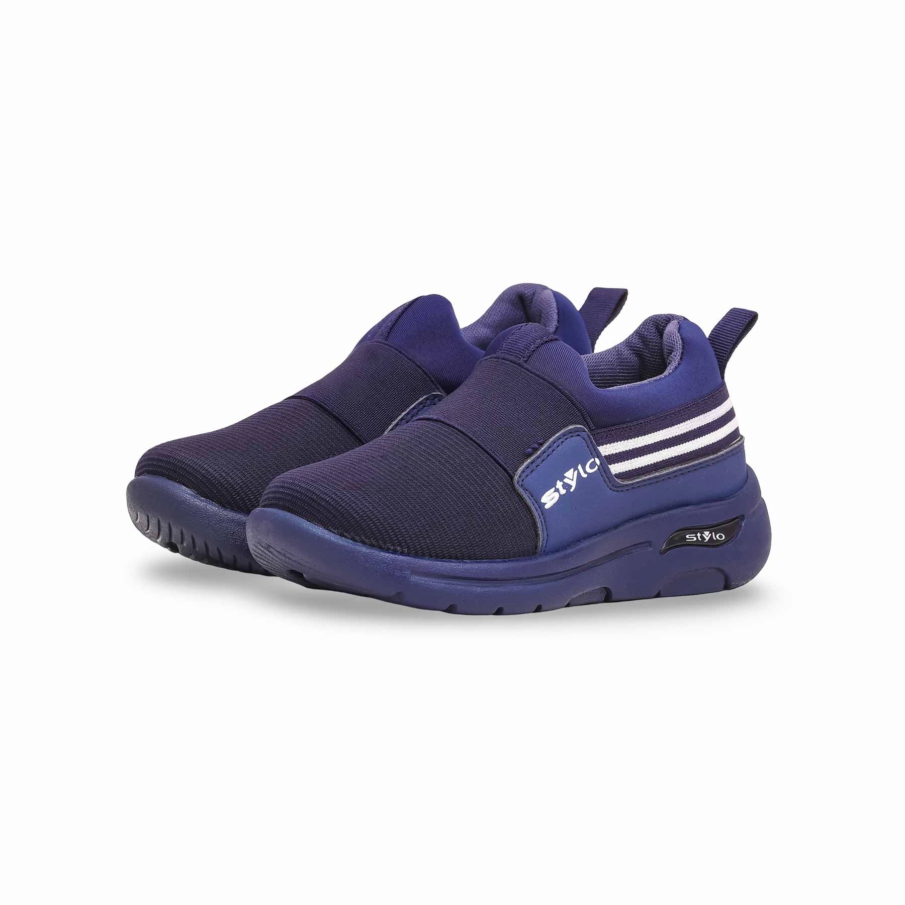 Boys Navy Casual Canvas KD2326 Casual Cowboy Shoes