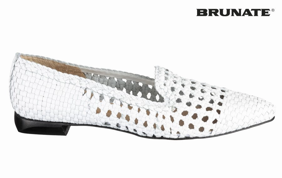 Br Grid White Bottega Veneta Loafers