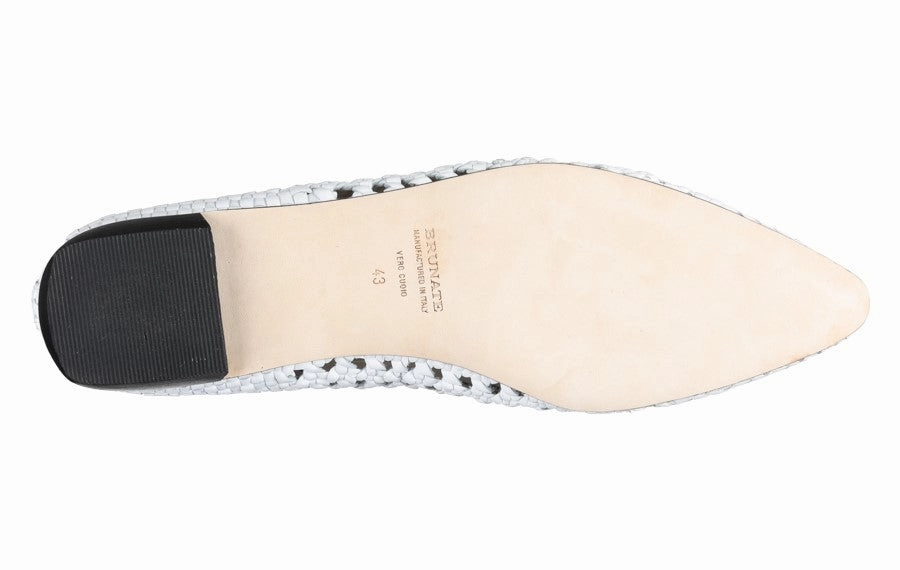 Denim Loafers Br Grid White