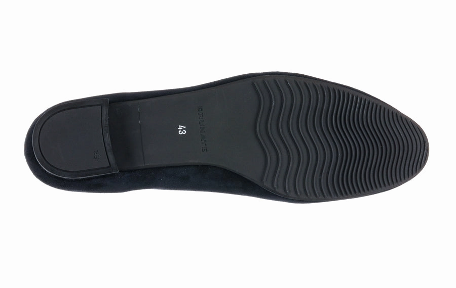 Italian Leather Loafers Br Timeless N/Sde