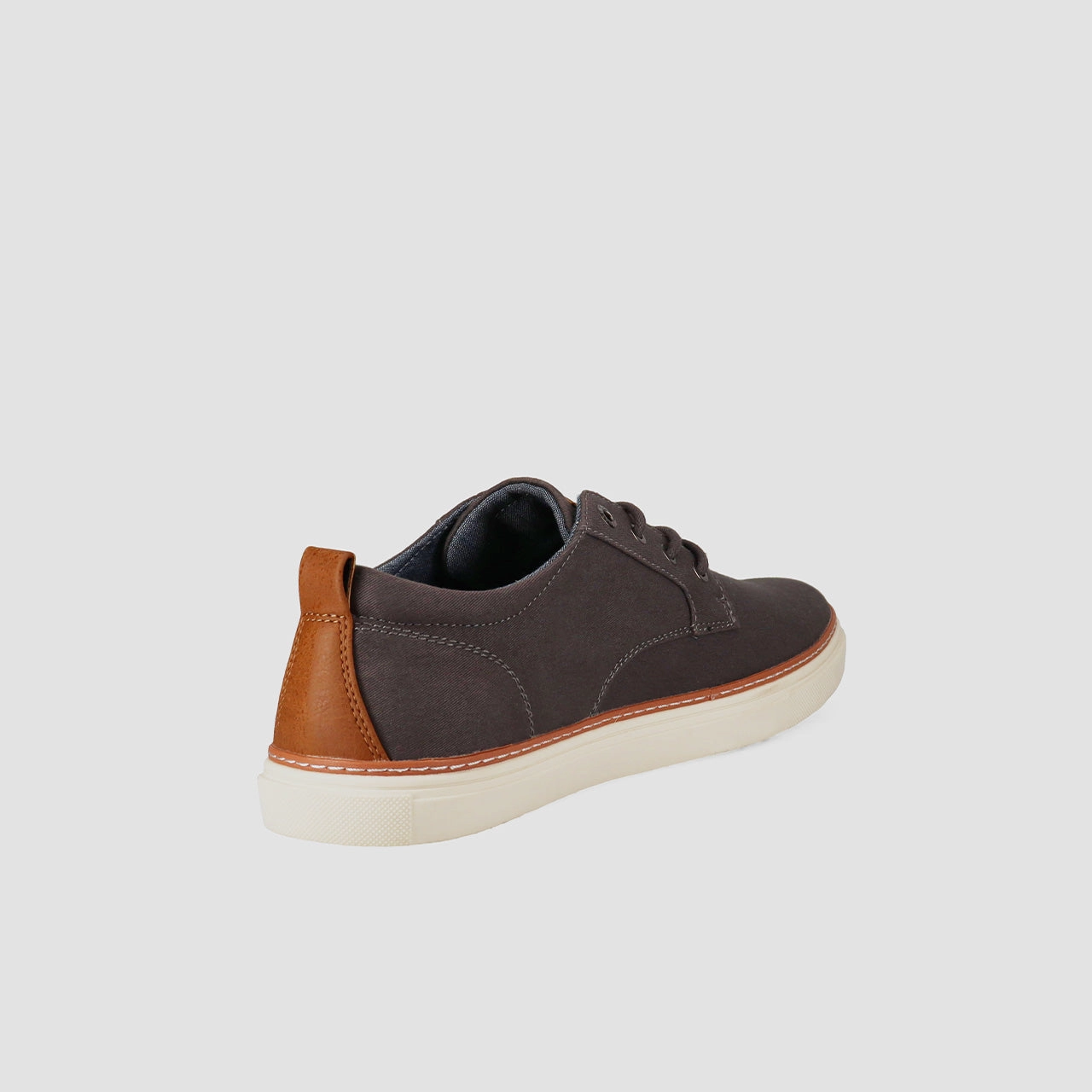 Brad Casual Shoes Grey Romy Round Toe Casual Lace Up Walking Shoes