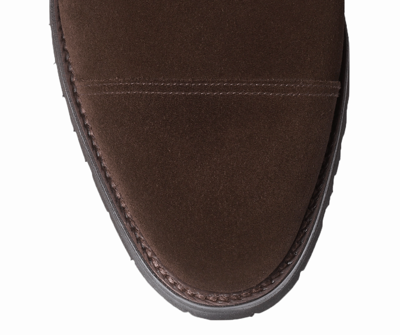 Bradford Dark Oak Suede (E Fitting) Calfskin Derby Shoes