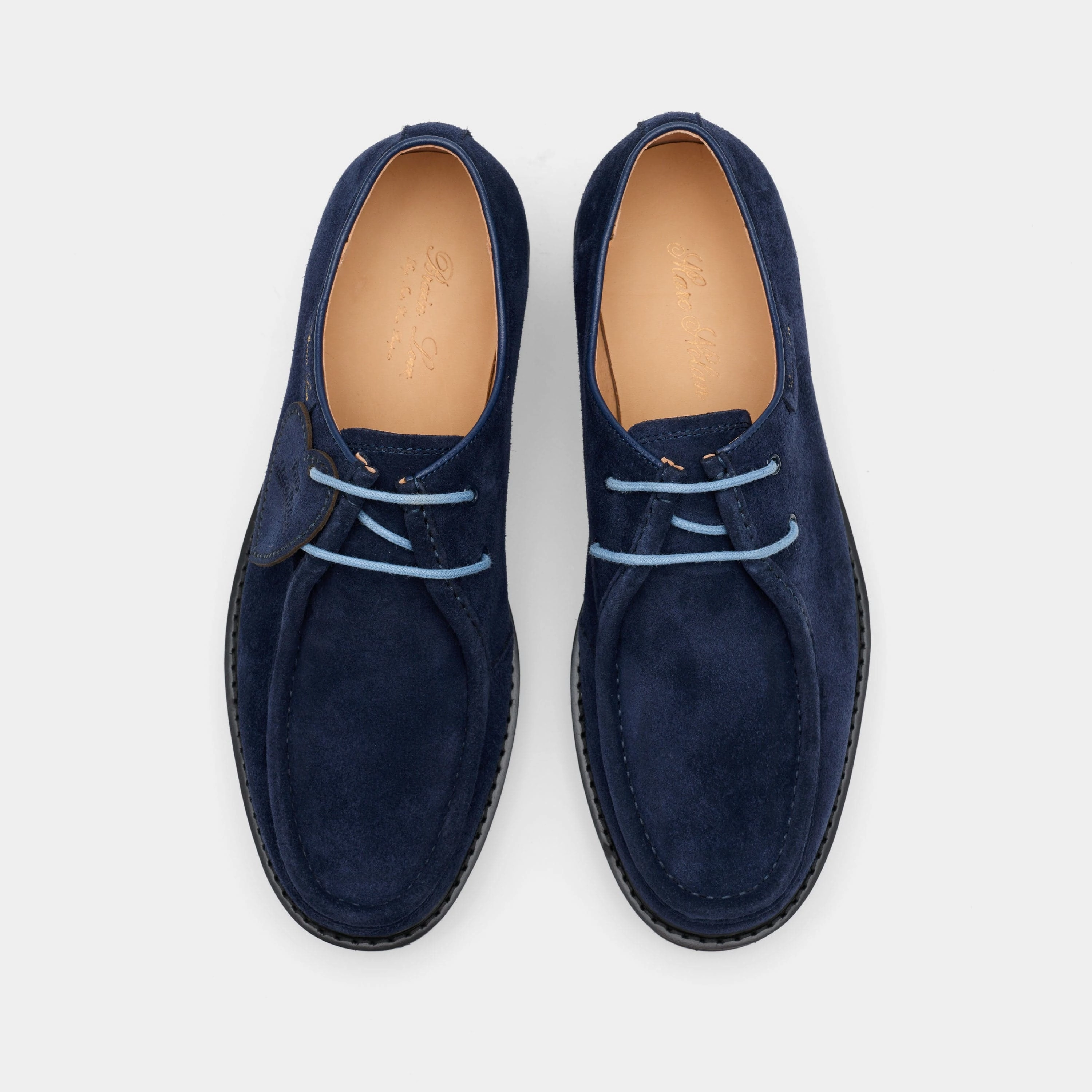 Textured Lace Up Walking Shoes Brain Love 'Love Marc Nolan' Moc Toe Derbys