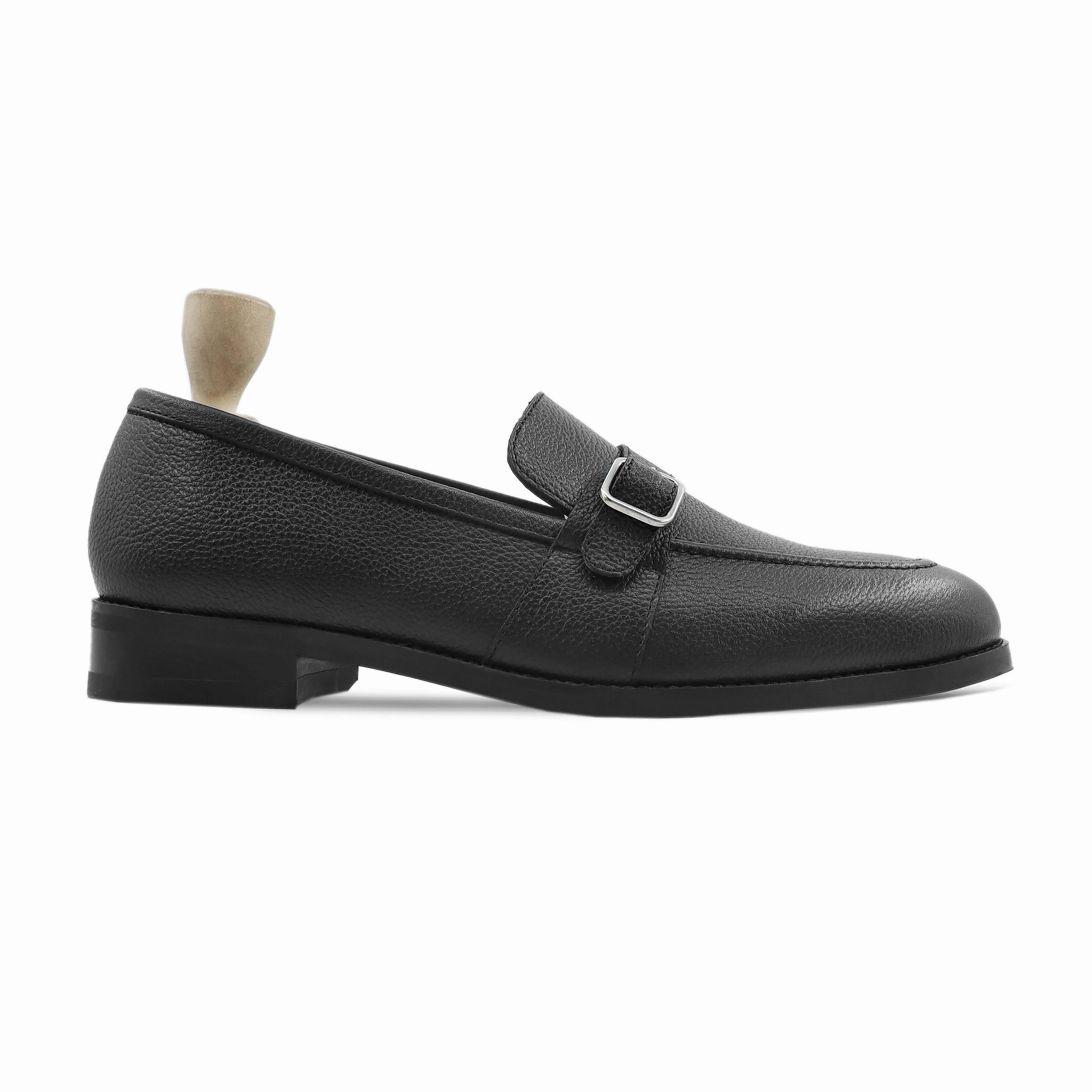 Brasilia - Men's Black Pebble Grain Leather Loafer Loafers Nyc