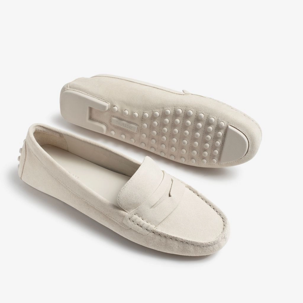 Driving Loafer | Marble Suede Monster Chunky Loafers