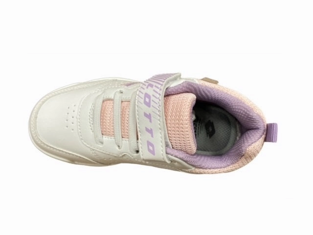 Lotto scarpa da tennis da bambina Set Ace AMF XVIII CL SL 215954 7J2 bianco-rosa Tennis Shoes Jcpenney