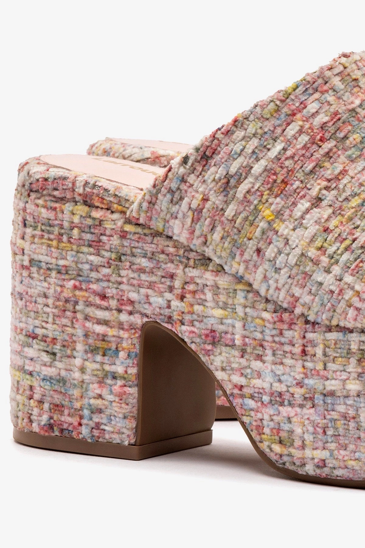 Miso Platform Clog In Tulip Velvet Pet Lovers Ultralite Woven Mary Jane Shoes