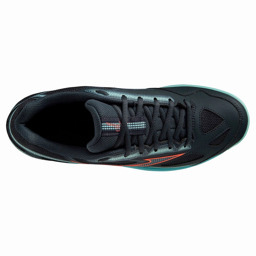 Mizuno scarpa da tennis da uomo Break Shot 4 AC 61GA234012 blu turchese Tennis Shoes With Heels