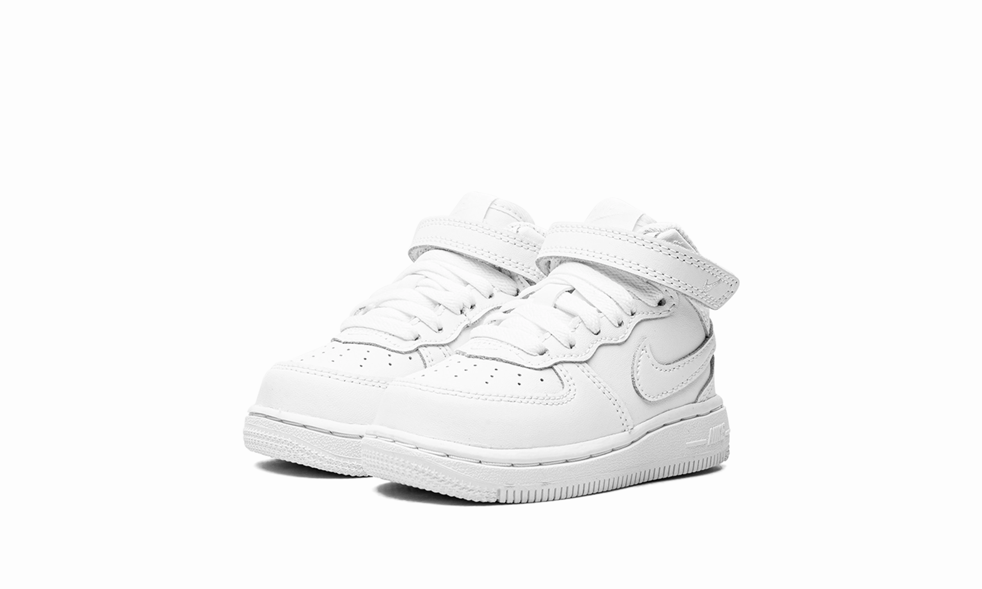 Custom Insoles For Basketball Shoes Air Force 1 Mid TD "White on White"