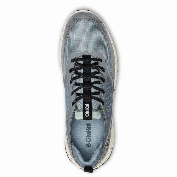 Olukai Men's Makiki Grey Tecton X Trail Running Shoe