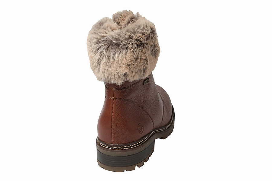 REM MIRO' BROWN Karnes Brogue Cap Toe Boot