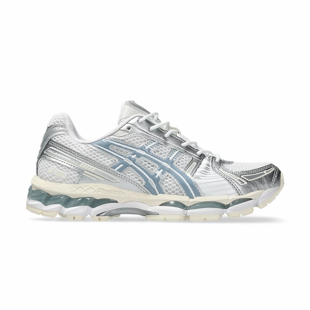 GEL-Kayano 12.1 'White Dolphin Grey' Asic Running Shoes For Overpronators