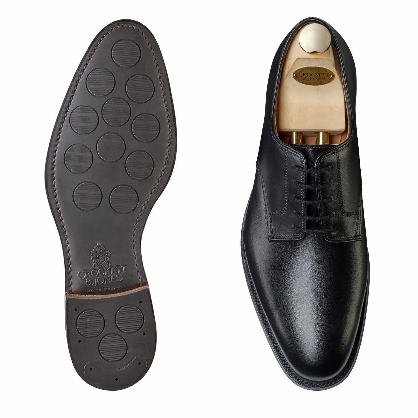 Bristol 3 Black Calf Oxford Lace Up Shoes