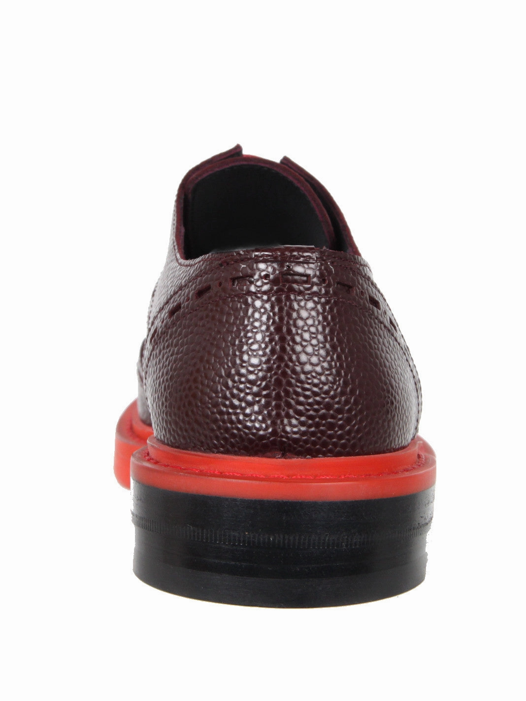 Oxfords Bakery Brogue Bi-Colour Caviar Grain, Cherry