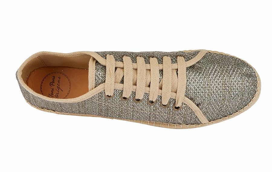 Tp Peace Metallic Brogue Ankle Booties