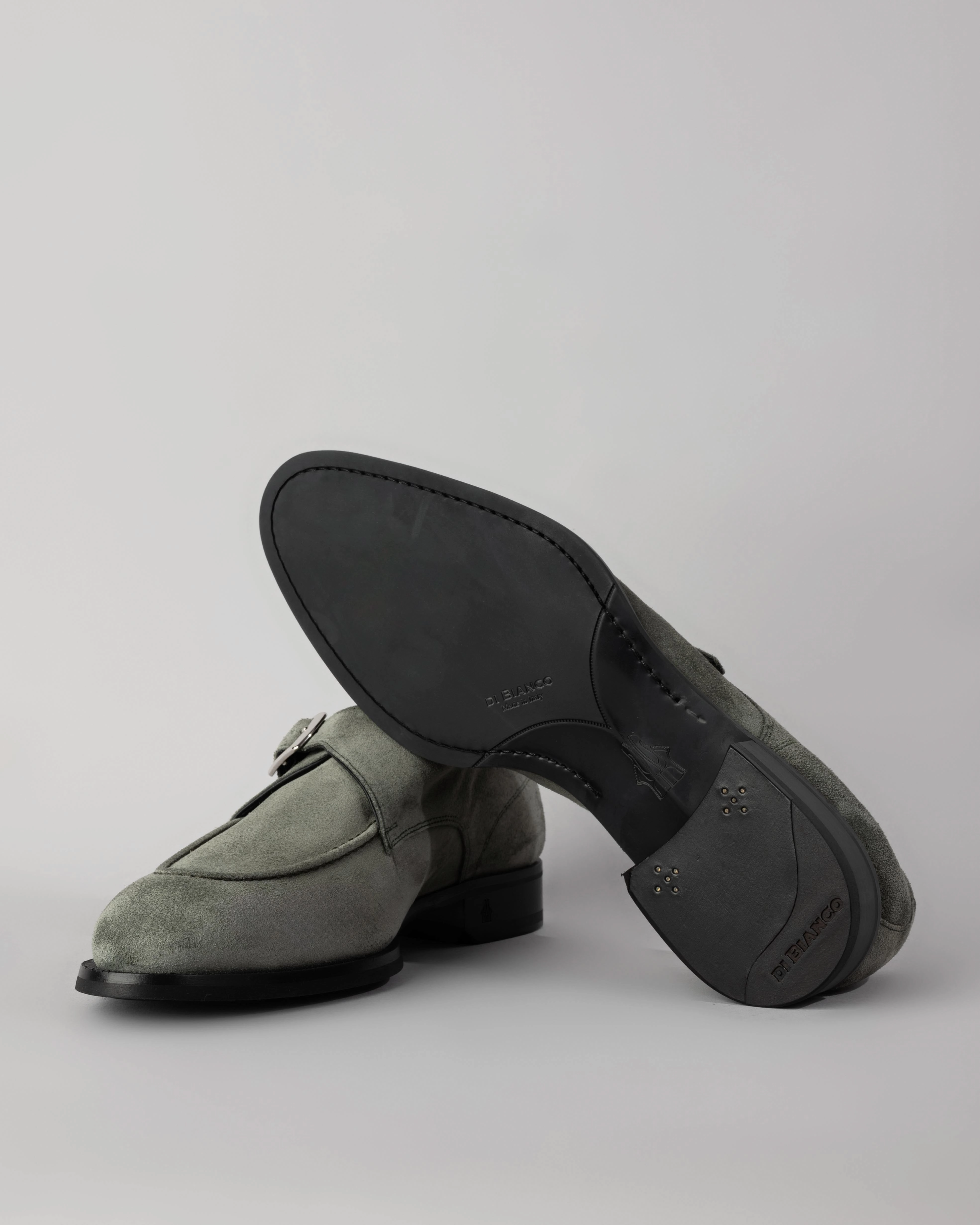 Tan Oxford Brogues Parma Suede Monk Strap Shoe